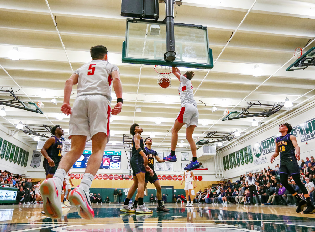 Cole Epperson slams home two of his tournament-high 33 points at last year's MLK Classic. 